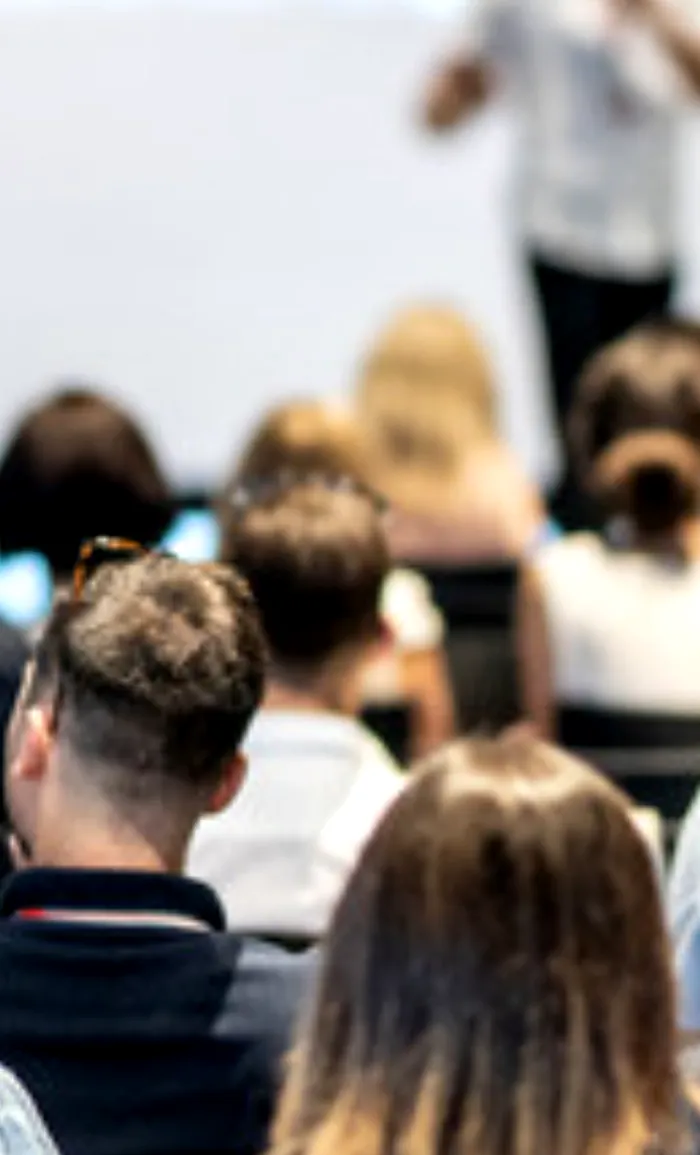 Members attending a seminar